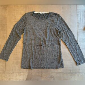 Heartland Medium Long Sleeve Maternity/Nursing Tee